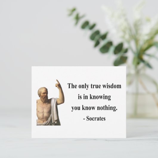 Carte Postale Devis Socrates 3b (Debout devant)