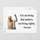 Carte Postale Devis Socrates 6b (Devant / Derrière)