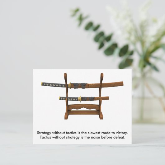 Carte Postale Devis Sun Tzu (Debout devant)