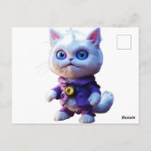 Carte Postale Dévoiler l'énigmatique monstre blanc CGI : (Dos)