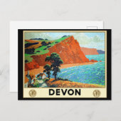 Carte Postale Devon Angleterre (Devant / Derrière)