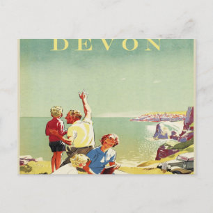 Carte Postale Devon Vintage