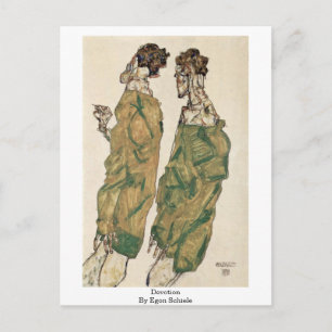 Carte Postale Dévotion D'Egon Schiele