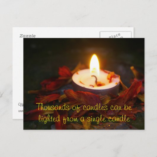 Carte Postale Dévotion - Devis (Devant / Derrière)