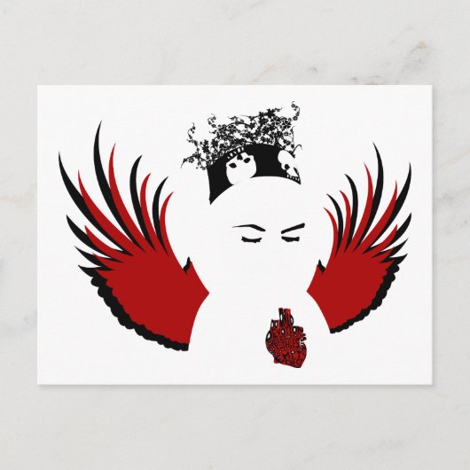 Carte Postale dévotion vouée à l'échec : ange perdu (Devant)