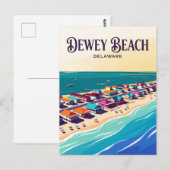 Carte Postale Dewey Beach États-Unis (Devant / Derrière)