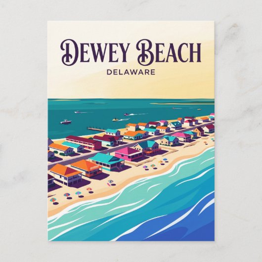 Carte Postale Dewey Beach États-Unis (Devant)