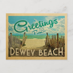Carte Postale Dewey Beach Vintage voyage