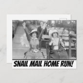 Carte postale d'exécution d'e-mails (Devant / Derrière)