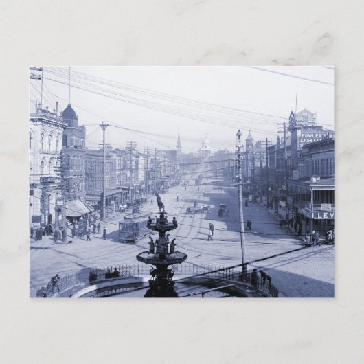 Carte Postale Dexter Avenue et Capitol, Montgomery AL (Devant)