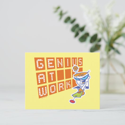 Carte Postale Dexter "Genius At Work" (Debout devant)