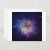 Carte Postale Deziz World Signature Purple Nebula Photo (Devant / Derrière)