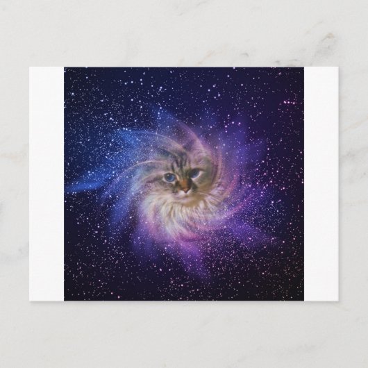 Carte Postale Deziz World Signature Purple Nebula Photo (Devant)