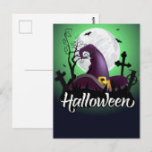 Carte postale d'Halloween (Devant / Derrière)