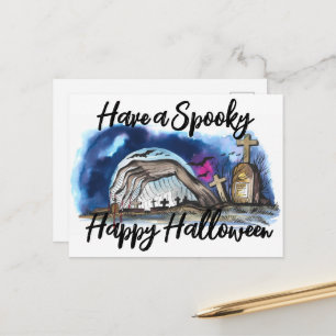 Carte postale d'Halloween