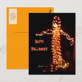Carte postale d'Halloween effrayante (Devant / Derrière)