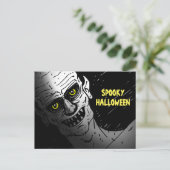 Carte postale d'Halloween effrayante (Debout devant)