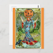 Carte Postale d'Halloween Vintage (Devant / Derrière)