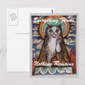 Carte postale Dharma Cat Impermanence (Devant / Derrière)