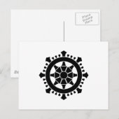 Carte Postale Dharma chakra (Devant / Derrière)