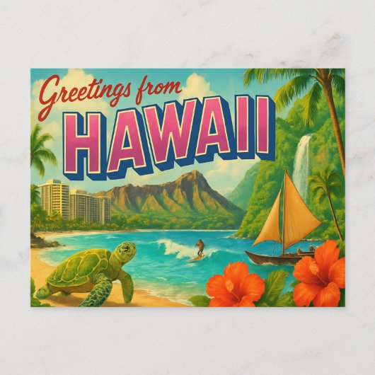 Carte postale d'HAWAÏ (Devant)