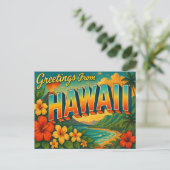 Carte postale d'Hawaii (Debout devant)