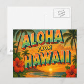 Carte postale d'Hawaii (Devant / Derrière)