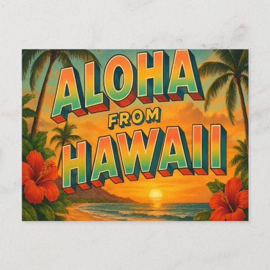 Carte postale d'Hawaii (Devant)