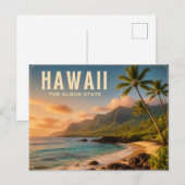 Carte postale d'Hawaii (Devant / Derrière)