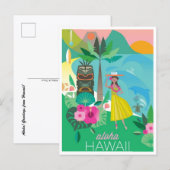 Carte postale d'Hawaii (Devant / Derrière)
