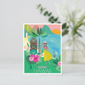 Carte postale d'Hawaii (Debout devant)