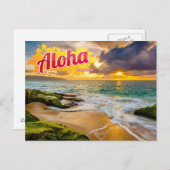 Carte postale d'Hawaii Aloha (Devant / Derrière)