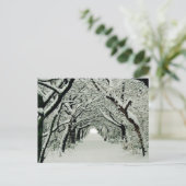 Carte postale d'hiver à Heaton Park (Debout devant)