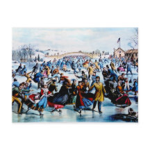 Carte postale d'hiver de Central Park