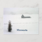Carte postale d'hiver du Minnesota (Devant)