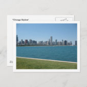 Carte postale "d'horizon de Chicago" (Devant / Derrière)