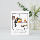 Carte postale d'humour d'anniversaire "Spectickles (Debout devant)