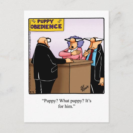 Carte postale d'humour sur le mariage " Spectickle (Devant)