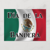 Carte Postale Día de la Bandera (Mexican Flag Day) (Devant)