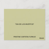 CARTE POSTALE DIA DE LOS MUERTOS (Dos)