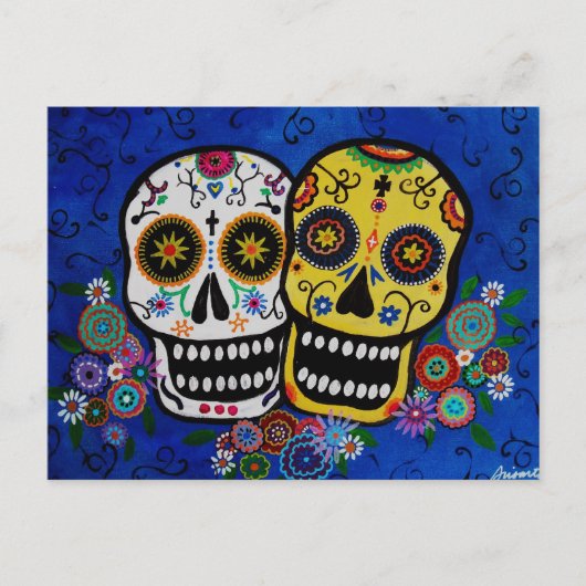 CARTE POSTALE DIA DE LOS MUERTOS (Devant)