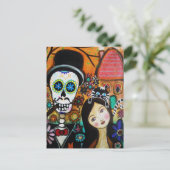 CARTE POSTALE DIA DE LOS MUERTOS (Debout devant)