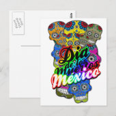 CARTE POSTALE DIA DE LOS MUERTOS (Devant / Derrière)