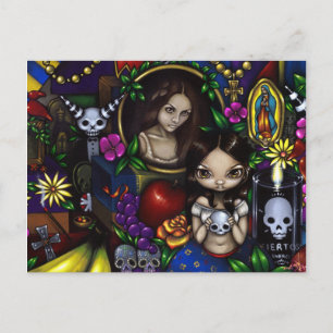 Carte postale "Dia de los Muertos"