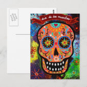 CARTE POSTALE DIA DE LOS MUERTOS CALAVERA (Devant / Derrière)