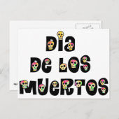 Carte Postale Dia De Los Muertos Calaveras (Devant / Derrière)