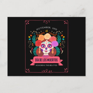 Carte Postale Dia de los muertos jour des morts