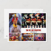 Carte postale Día De Los Muertos, Patzcuaro, Mexiq (Devant / Derrière)