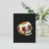 Carte Postale Dia de Los Muertos Sugar Crâne Art (Debout devant)