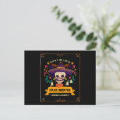 Carte Postale Dia de muertos Jour du crâne des morts (Debout devant)